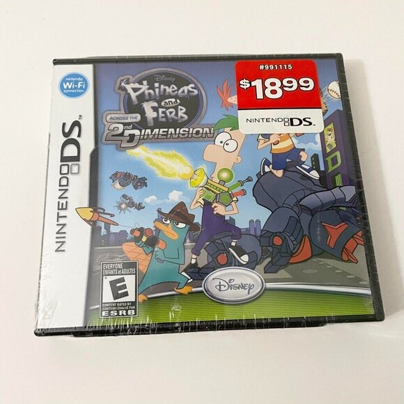 Phineas and Ferb Across the 2nd Dimension Nintendo DS Disney Video Game - Picture 15 of 15